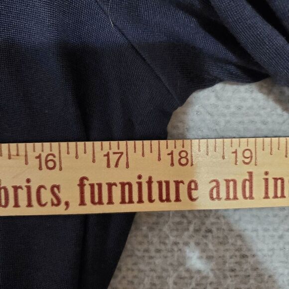 DIANE VON FURSTENBERG Women's Navy Blue Skylar Wrap Silk Blend Romper 6 - Picture 6 of 7